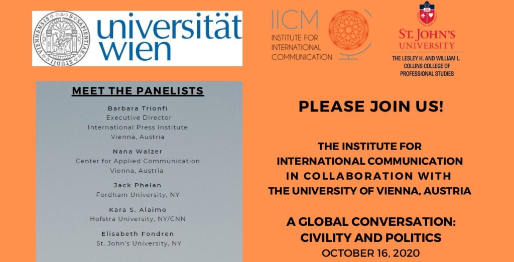 Civility and Political Communication – Keynote, 16. Oktober 2020