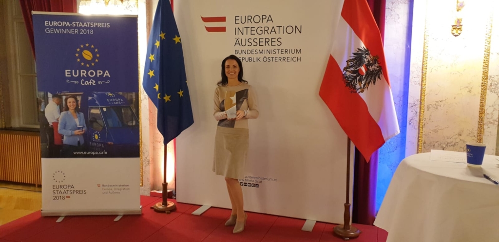 Europa-Staatspreis für Europa.Cafe – 16. Oktober 2018