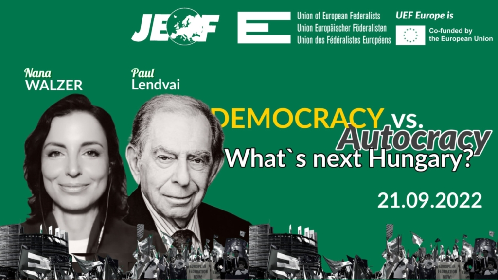 Democracy vs Autocracy: What’s next Hungary? Interview with Paul Lendvai, 21. September 2022