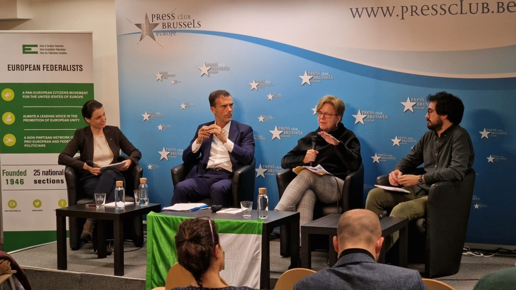 EUROPEAN SOVEREIGNTY – UEF+Spinelli Group Discussion, Brussels Press Club, 07. November 2022