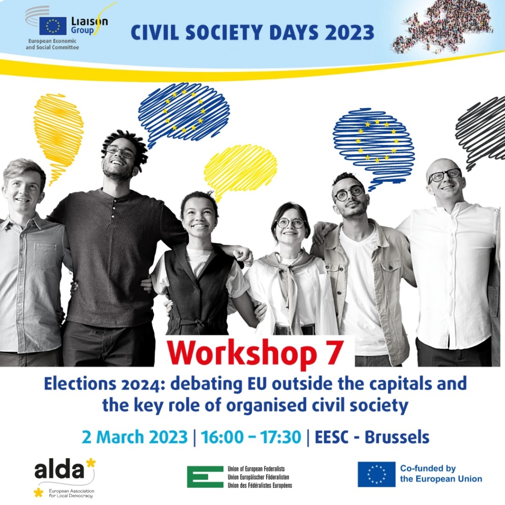 Civil Society Days 2023 – Workshop, March 2nd 2023, Brussels, EESC